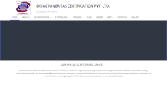 Desktop Screenshot of defactoveritas.com
